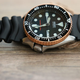 Seiko diver with 18-carat gold-plated bezel – Watch guide Shop