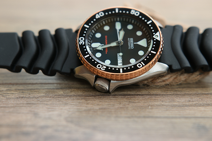 Seiko diver with 18-carat gold-plated bezel – Watch guide Shop