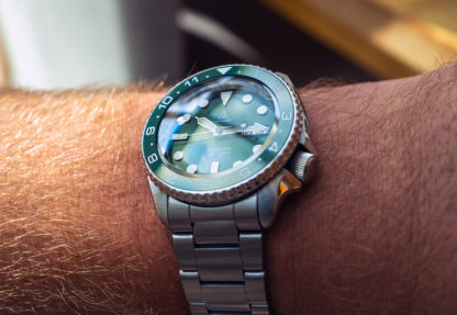 SEIKO "Green Jungle" 5 SPORTS SRPD MOD – Bild 6